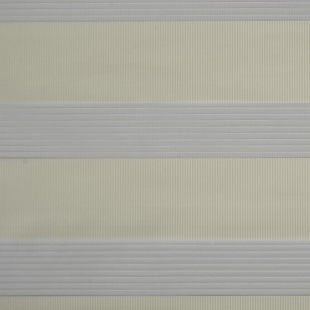 Zebra blind fabric swatch BASIC-COMBI-OYSTER, Oyster, Basic Combi collection