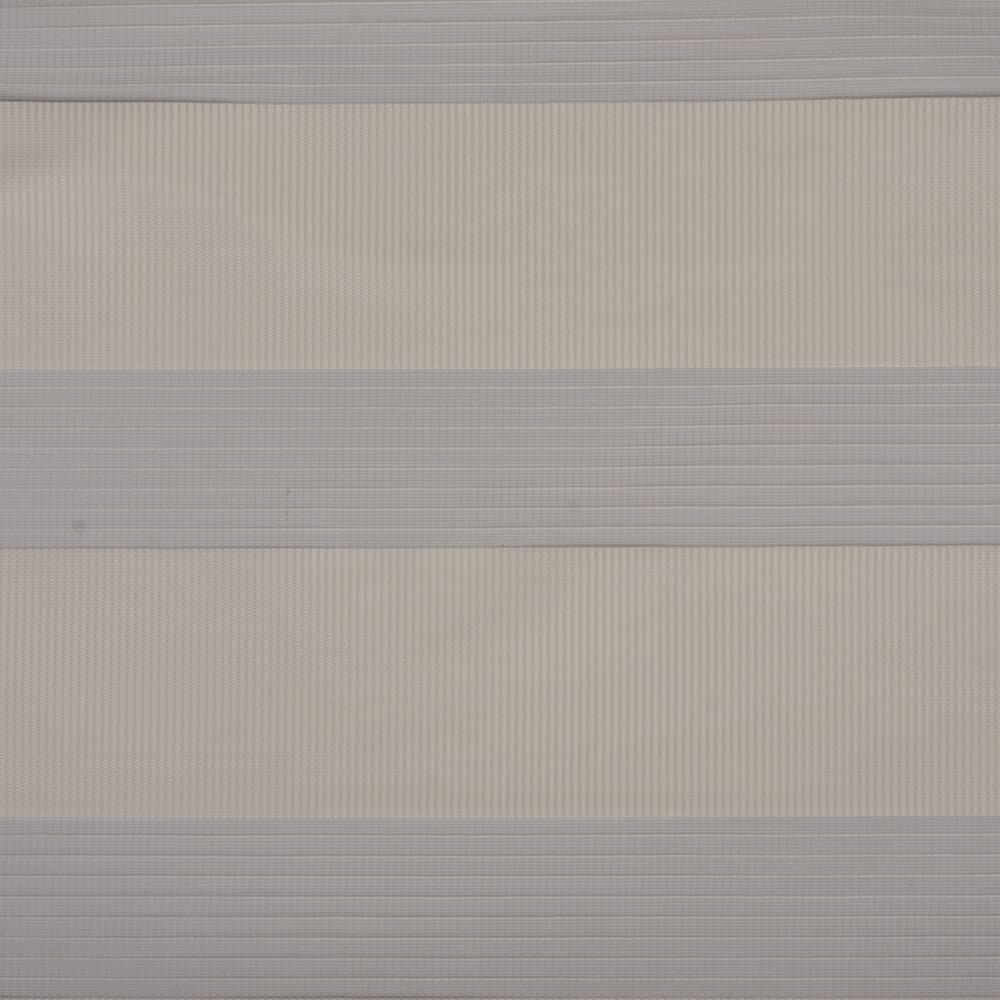 Zebra blind fabric swatch BASIC-COMBI-WHITE, White, Basic Combi collection