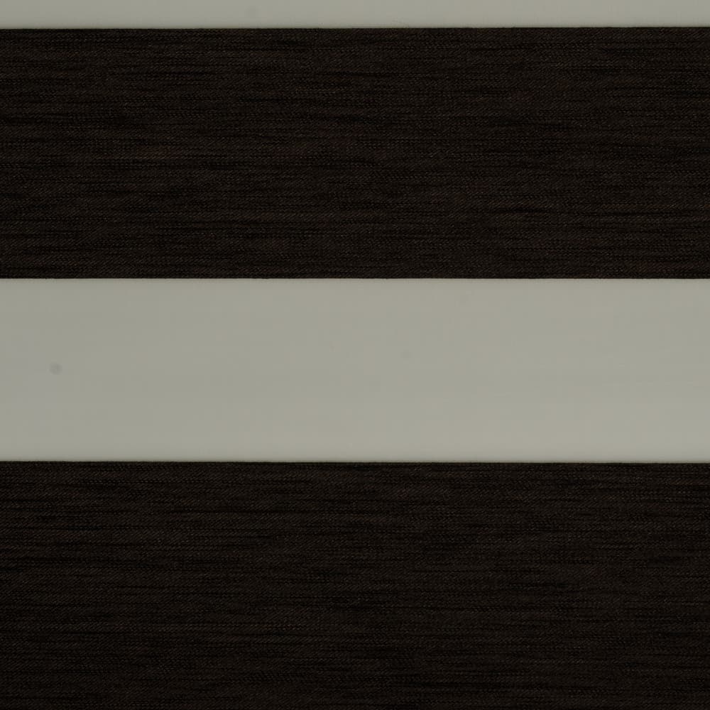 Zebra blind fabric swatch LINEN-BLOCKOUT-CHOCOLATE, Chocolate, Linen Blockout collection