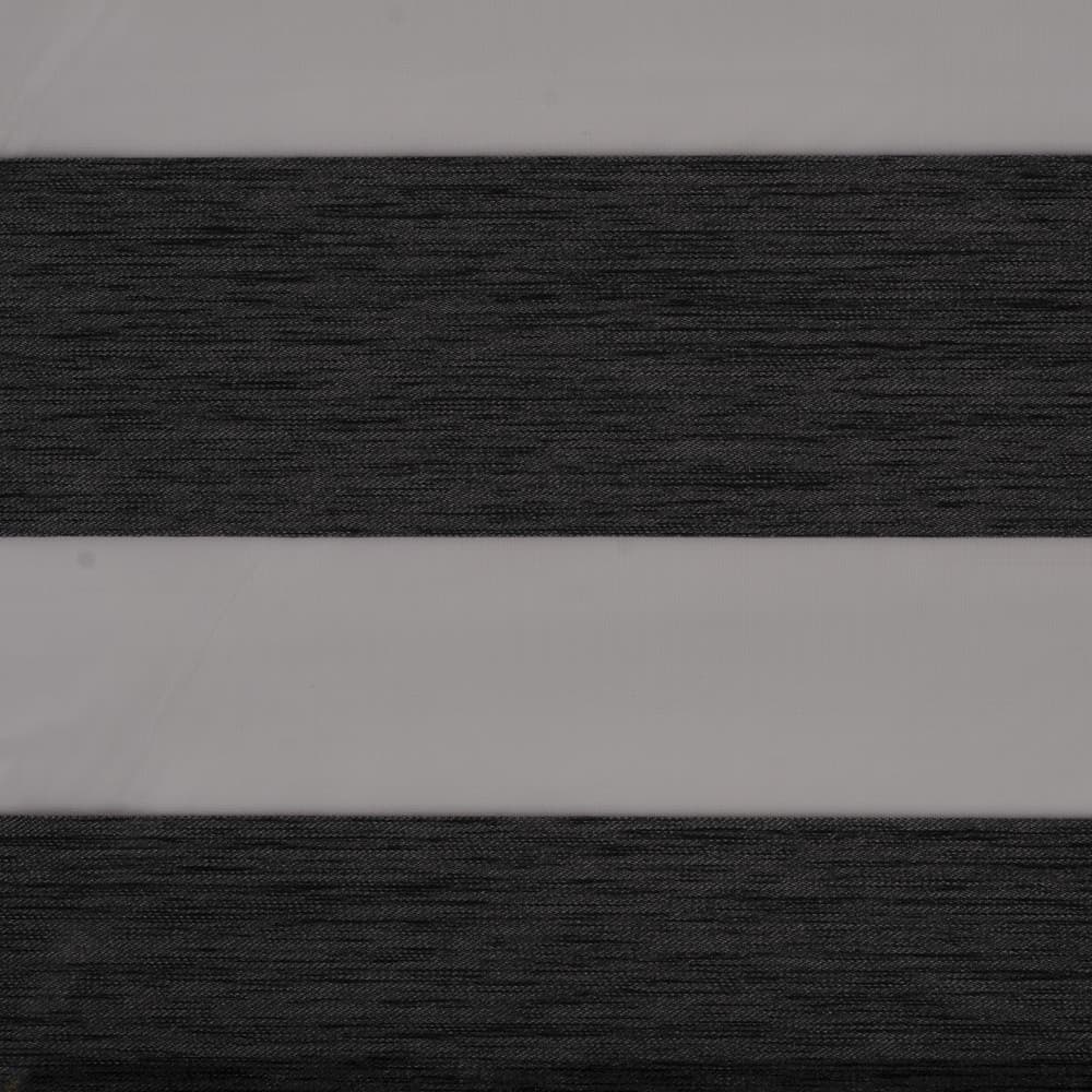 Zebra blind fabric swatch LINEN-BLOCKOUT-GRAY, Gray, Linen Blockout collection