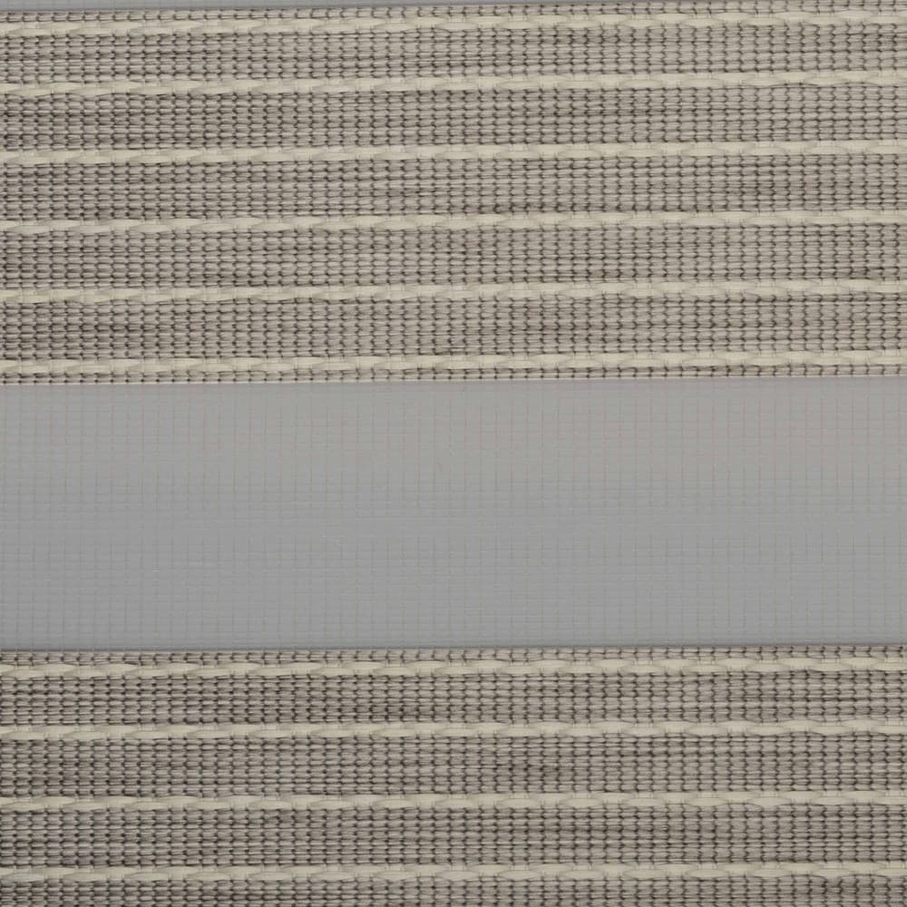 Zebra blind fabric swatch ROPE-LINE-GRAY, Gray, Rope Line collection