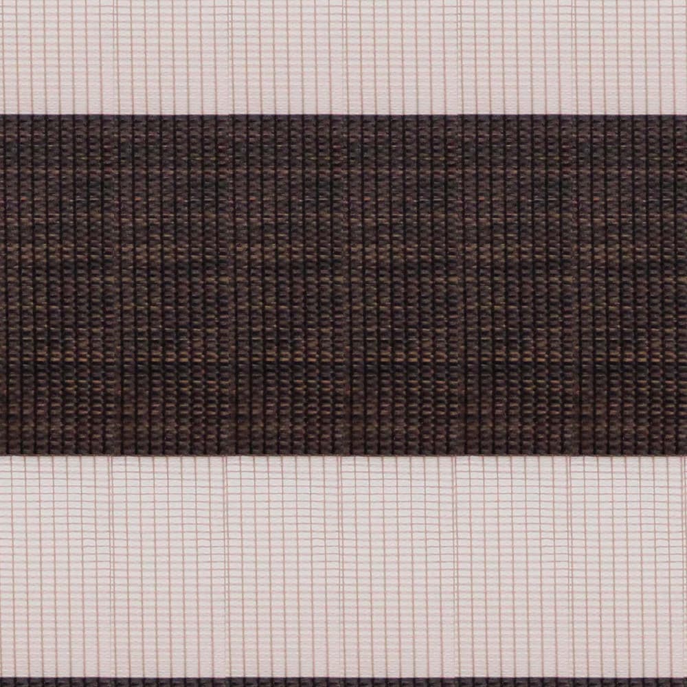 Zebra blind fabric swatch WOOD-LOOK-BLACK-COFFEE, Black Coffee, Wood Look collection