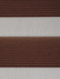 Zebra Blinds Horizontal Dim-Out Chocolate