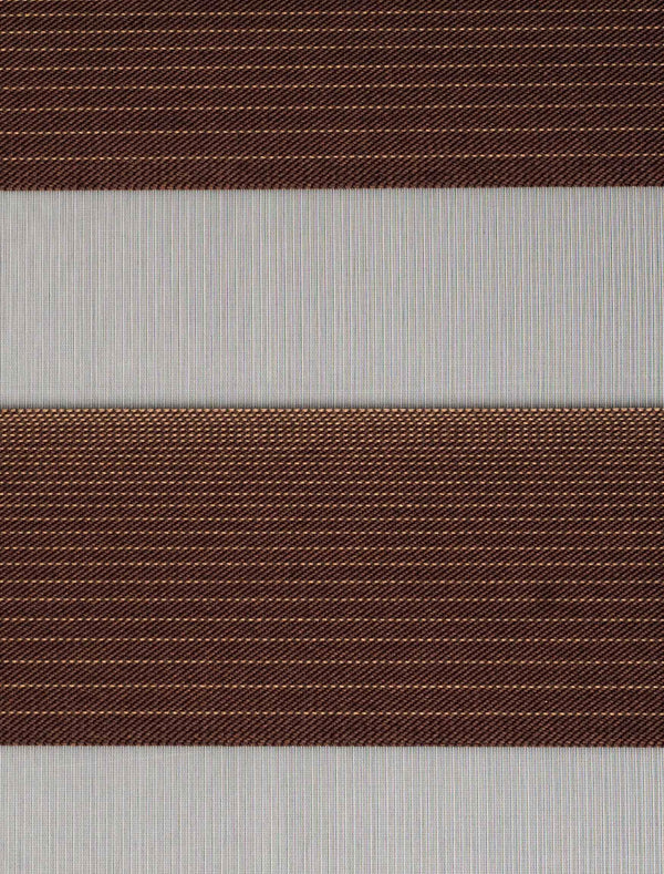 Zebra Blinds Horizontal Dim-Out Chocolate